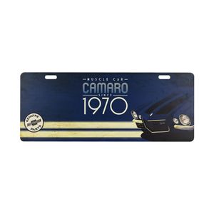 Placa Muscle Car Camaro Vintage